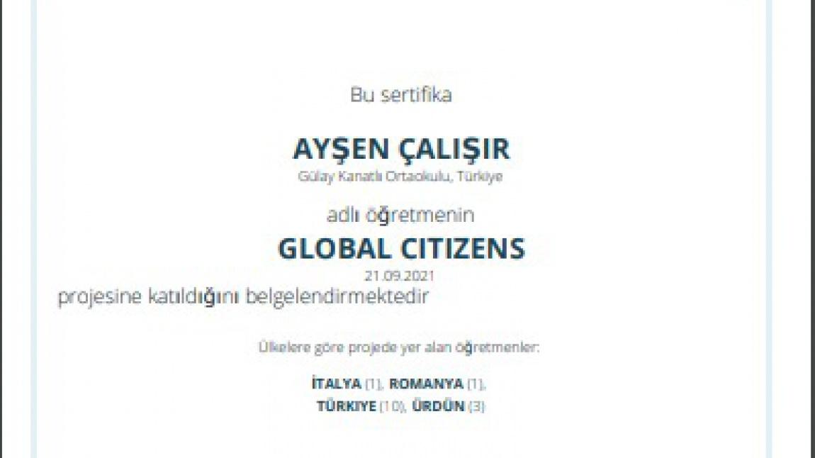 Global Citizens adlı uluslararası eTwinning Projemiz