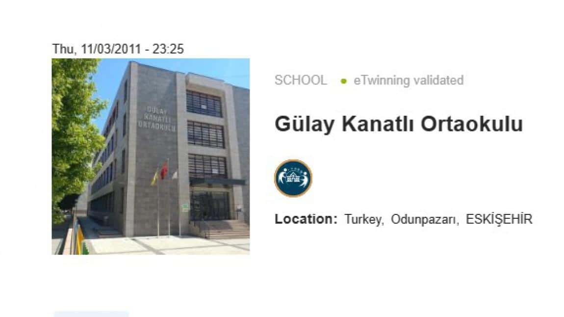 Okulumuz eTwinning School Etiketi ile Ödüllendirildi